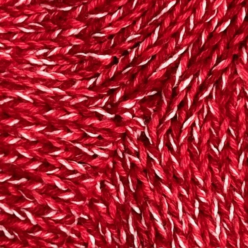 Lands' End Cotton Crewneck Weave-Front Drifter Sweater - Red/White - XL - Picture 9 of 12